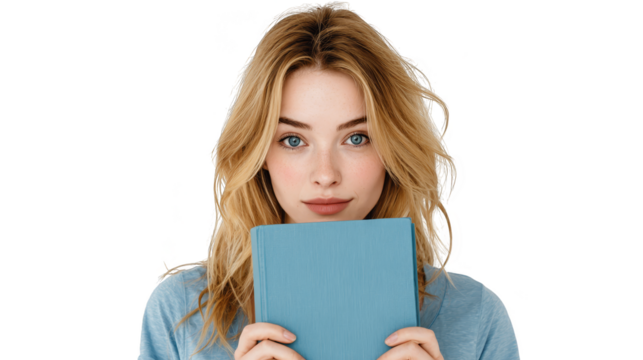 Woman immersed in the pages of a book, quiet moment of literary exploration and personal growth - Powered by Adobe