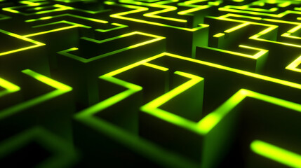 green labyrinth in the labyrinth