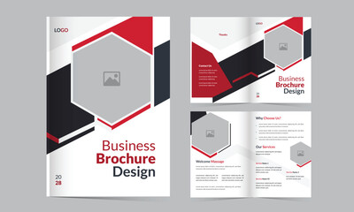Modern Creative Multipurpose 4 page brochure design template