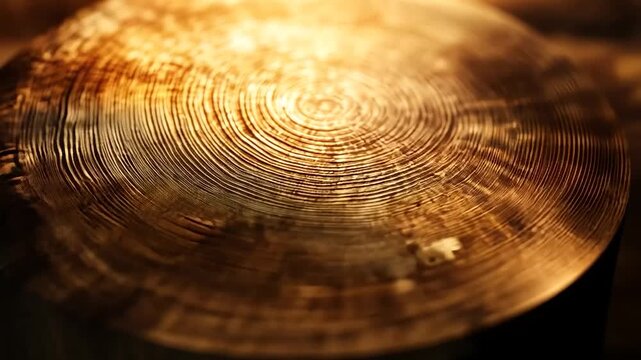 Close-up of a tree trunk cross-section