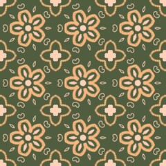 seamless pattern with flowers