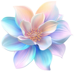 Fototapeta premium Vibrant pastel flower