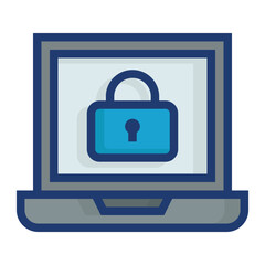 locked laptop