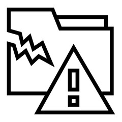 folder corruption warning