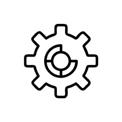 gear icon vector illustration
