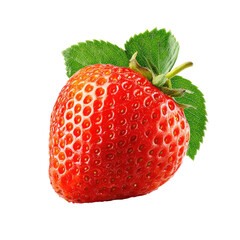 Close-up of a single, ripe strawberry (3)