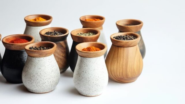 Elegant Spice Jars: A Culinary Delight