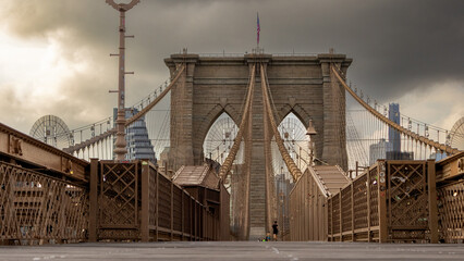 The Brooklyn Bridge in New York City