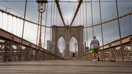 The Brooklyn Bridge in New York City
