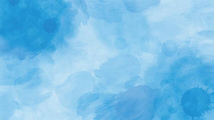 Obraz premium A vintage blue watercolor background with an abstract, textured ocean surface design