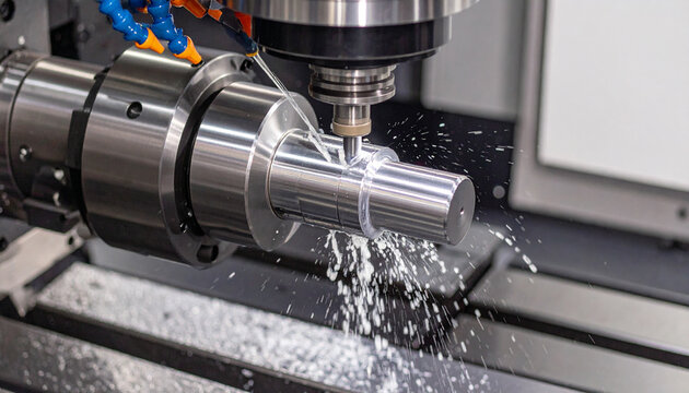 industrial machine in factory - Powered by Adobe