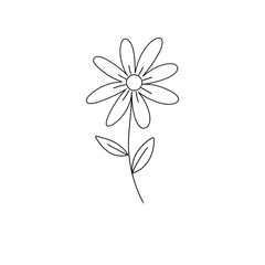 vector illustration of a flower