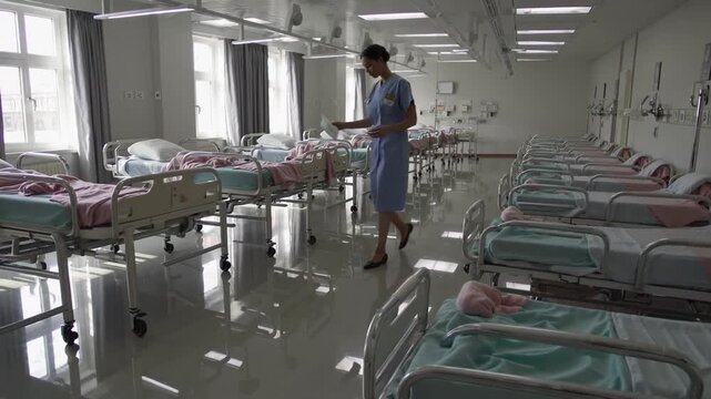Hospital Maternity Ward Beds
