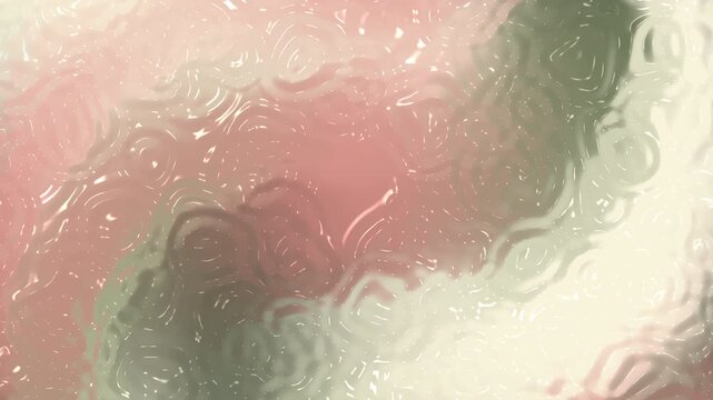Abstrakte Farbverl&auml;ufe in Rosa, Gr&uuml;n und Beige