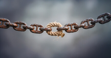 Obraz premium 쇠사슬, 사슬, 녹슬다, 동아줄, 경계, 출입금지, 연결하다, 컨셉, 한순간, 연약하다, 부분 취약하다, 긴급조치, 끊기다, 위험하다, 예언