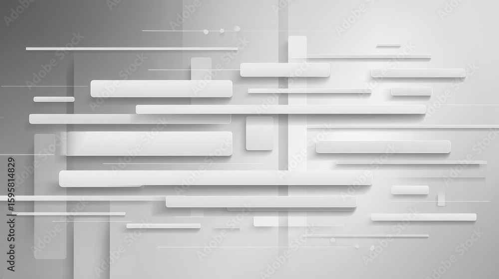 Poster minimal geometric abstract background in subtle gray tones with clean lines and modern style for ele