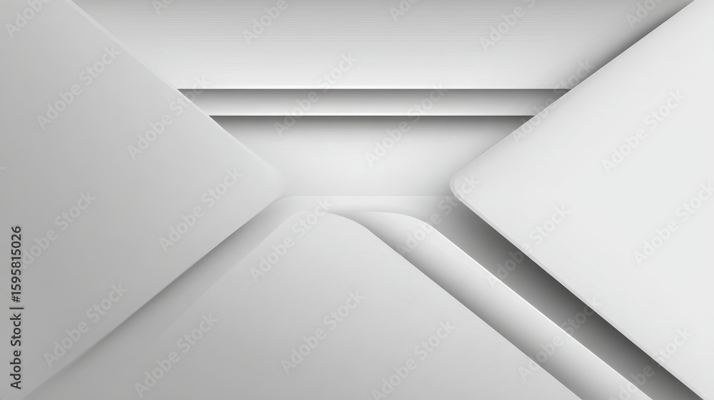 Aufkleber minimal geometric abstract background in subtle gray tones with clean lines and modern style for ele