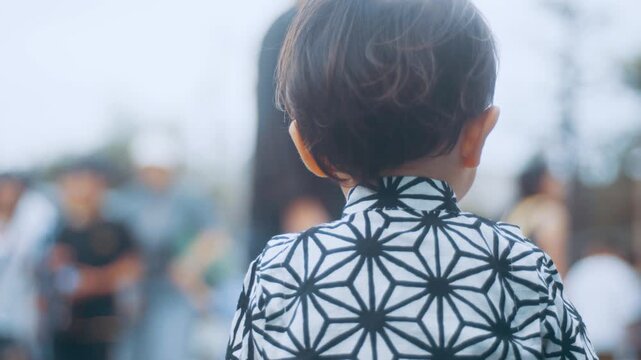 夏祭り　子供