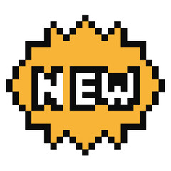 Pixel Art New Label: Perfect for Games & Websites