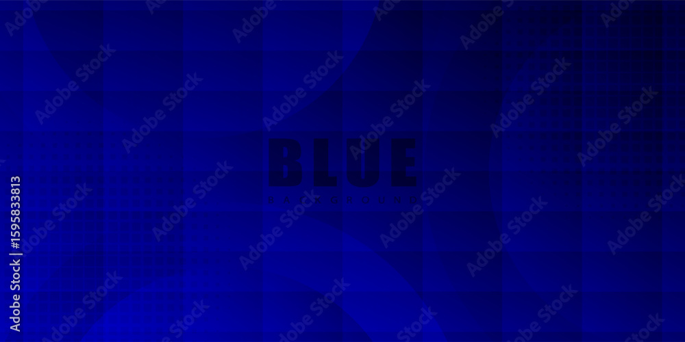 Poster circle abstract background. blue gradient circular shape elements. minimalist geometric pattern. mod