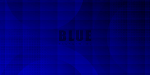 Fototapeta premium Circle abstract background. Blue gradient circular shape elements. Minimalist geometric pattern. Modern design. Suit for presentation, brochure, cover, wallpaper, website, business, backdrop
