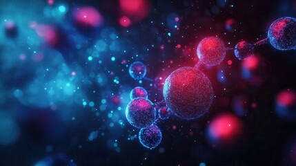 Naklejka premium Abstract medical research background on blurred background