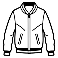 Urban Bomber Jacket Vector