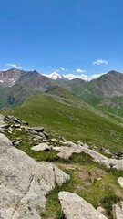 high mountain landscape