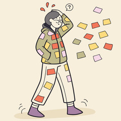 Obraz premium man in a suit with glasses