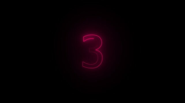 Glowing neon counting down 321 go gold animated countdown 321 go gold alpha looping animation for countdown, Animated video counting .countdown blue glow neon animation running animated.4k