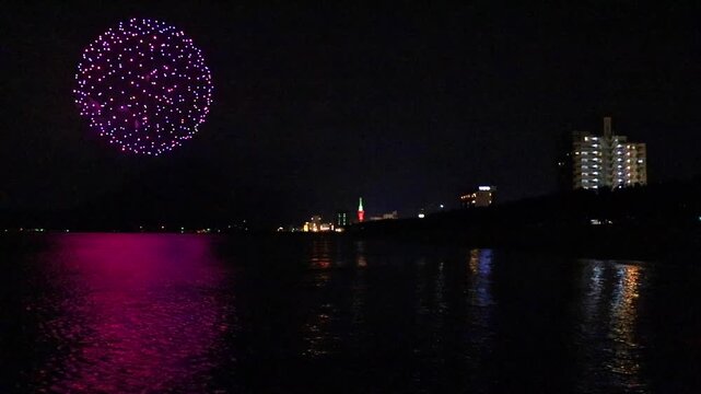 別府の花火（大分県別府市）