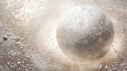 Abstract Digital Sphere Explosion