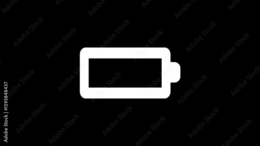 Poster battery indicator showing low power level on a analyzing business growth trends from 2020 to 2022 wi