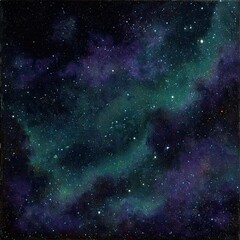 Fototapeta premium Abstract Space Nebula With Stars