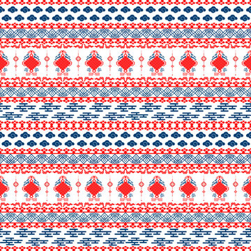 Chinese of seamless patterns. Vector illustration design digital file download for print, printable, texture, textile, decoration and mnay projects.