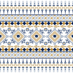 Chinese Seamless Pattern. Vector illustration design digital file download for print, printable, wallpaper, background, decoration, texture, textile and many projects.