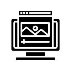 Fototapeta premium Portfolio icon