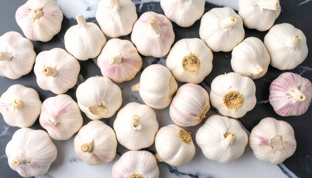 garlic on the market