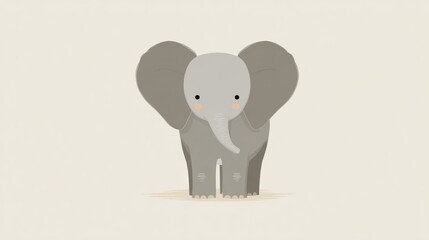 Cute elephant illustration
