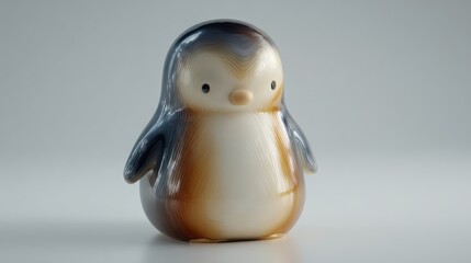 Cute penguin figurine