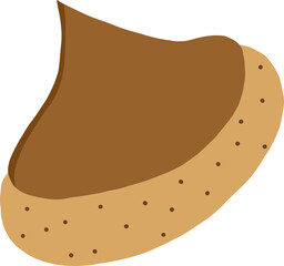 Simple Chestnut Illustration