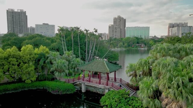 Exploring liuhua park in liwan district, guangzhou city: a tranquil oasis in urban landscape