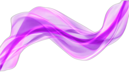 Abstract Pink and Purple Light Wave on Black Background
