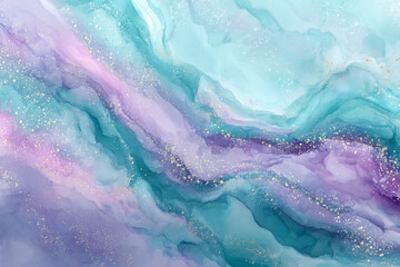 Abstract Flow of Soft Colors