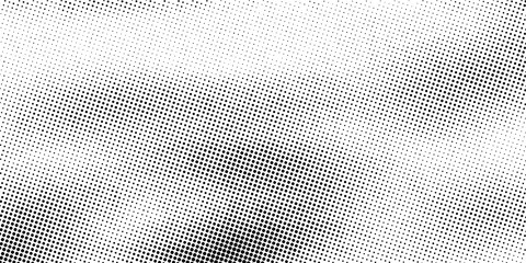 Black Dotted Texture on White Background . Modern Vector Art . Old Paper Effect with Comic Texture . Abstract Wall Design . Grunge Comic Texture Overlay	