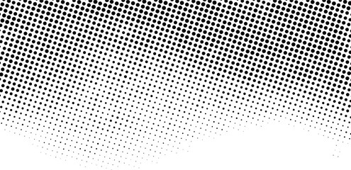 Black Dotted Texture on White Background . Modern Vector Art . Old Paper Effect with Comic Texture . Abstract Wall Design . Grunge Comic Texture Overlay	