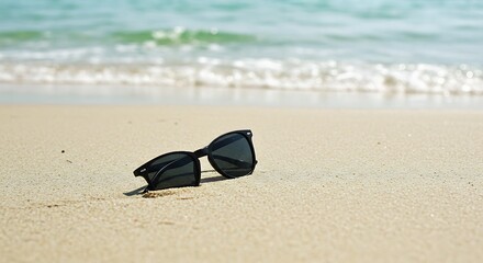 Obraz premium sun glasses on the beach