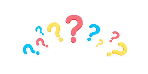 Colorful Question Marks Design