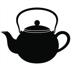 teapot isolated on white background