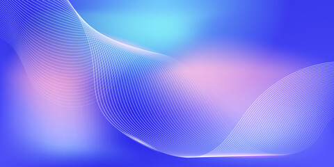 Purple and blue wave gradient background. Perfect for landing pages, posters, or headers.